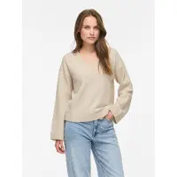 Vila Viliga V-ausschnitt Strickpullover