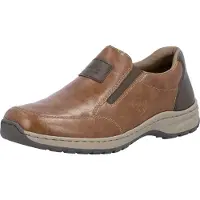 Rieker Herren Slipper Halbschuh Stretch extra weit 03354, Größe:42 EU, Farbe:Mehrfarbig
