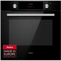 Amica EBX 943 610 SM, Groß, Elektrischer Ofen, 77 l, 77 l, Dampf, Integriert