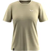 Salewa - Women's Eagle Minilogo Alpine Merino T-Shirt - Merinoshirt Gr 38 beige
