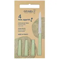 Opinel Bon Appetit 3326 Sage, 4-teiliges Set Tafelmesser