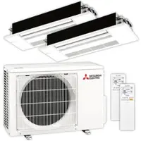 Mitsubishi Multisplit Klimaanlage Decke | MLZ-KP | 3,5 kW + 3,5 kW