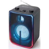 Muse M-1802 DJ, 1.0 Kanäle, 60 W, Kabellos, Tragbarer Mono-Lautsprecher, Schwarz, Drehregler