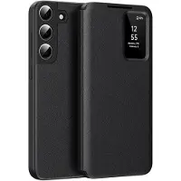 Techsuit - SmartView Series Hülle für Samsung Galaxy S22 Plus 5G - schwarz