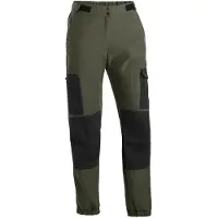 Maier Sports Outdoorhose "Stoneflex W", Damen, Gr. 20, Kurzgrößen, grün (moosgrün), 58% Baumwolle, 42% Polyester, Hosen Outdoorhose, Damen Wanderhose, robuste Cargohose mit viel Stauraum, Regular Fit