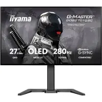 Iiyama G-MASTER GOB2701QSC-B1, 68,6 cm (27"), 2560 x 1440 Pixel, 2K Ultra HD, OLED, 0,03 ms, Schwarz