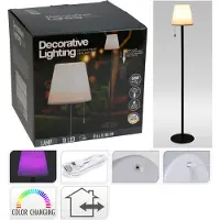 Mondex H&S Decoration LED-RGB-Stehleuchte 106 cm farbwechselnde Lampe