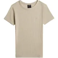 G-Star Slim Rib T-Shirt - Beige - Damen - XXL