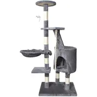 MT MALATEC Kratzbaum 118 cm, grau