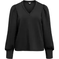 Object V-ausschnitt Puffärmel Pullover