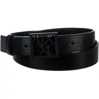 Armani Exchange Exchange Damen Black Susi Medium Belt, Schwarz, 75