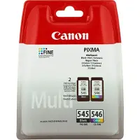 Canon Tintenpatrone "PG-545/CL-546 Photo Value Pack", bunt (schwarz, cyan, magenta, gelb), Tintenpatronen, Tintenpatrone