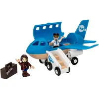 BRIO blaues Flugzeug