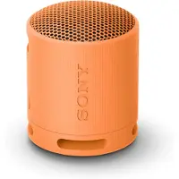 Sony Bluetooth-Lautsprecher "SRS-XB100", orange, B:7,6cm H:9,5cm T:7,6cm, Lautsprecher, kompakter Lautsprecher, mit 360-Sound-Diffusion, Bluetooth-Lautsprecher