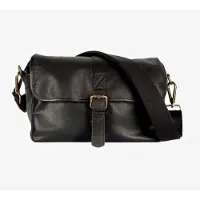 Bronkey Paris Camera Bag Waxed Canvas Black PAR-BAG-04