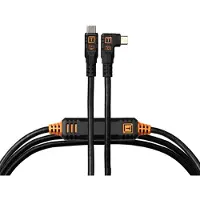 Tether Tools USB-C an USB-C rechtsgewinkelt Kabel 4,6m 10Gbps schwarz