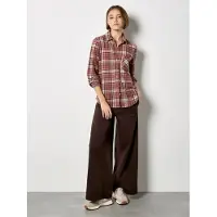 Apricot Karobluse "Hemdbluse" mit Karomuster
