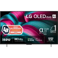 LG OLED evo AI OLED42C54LA.AEU, 106,7 cm (42"), 3840 x 2160 Pixel, OLED evo, Smart-TV, WLAN, Schwarz