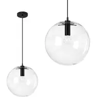 Toolight Hängelampe APP306-1CP 20 CM BLACK