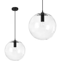 Toolight Hängelampe APP307-1CP 25 CM BLACK