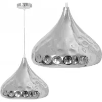 Toolight Pendellampe App272 Metall Chrom E27 1-Punkt Leuchtung