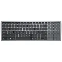 Dell Pro Plus kompakte Tastatur – KB740 - nordisch (QWERTY), Volle Größe (100%), Kabellos, RF Wireless + Bluetooth, Scherenschalter, QWERTY, Grau, Schwarz