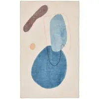 Gino Falcone Badematte "Ariella GF-151", bunt (blau multi), H:7mm, Polyester, Badematten, Badematte, Badteppich, bedruckt, modernes Design, weich & kuschelig