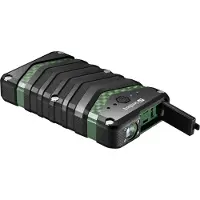 Sandberg Survivor Powerbank 20100, 20000 mAh, Lithium-Ion (Li-Ion), Schwarz, Grün