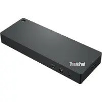 Lenovo ThinkPad Universal Thunderbolt 4, Kabelgebunden, Thunderbolt 4, 3,5 mm, Schwarz, cULus, FCC, ICES, NOM, Gleichstrom