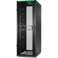 Schneider Electric AR3355B2 NetS HElter SX Server Rack Gen 2, 45 HE, 2124H x 750W x 1200D mm, mit Seitenwänden, Schwarz