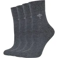 JOOP! Socken JOOP "For your daily", Damen, Gr. 35-38, grau (anthrazit melange), Baumwollmischung, elastisch, Socken Socken, mit Cornflower-Logo, Rippenbündchen