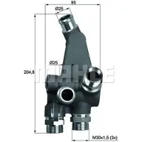 MAHLE ORIGINAL Thermostat, Ölkühlung to383 für PORSCHE
