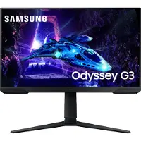 Samsung 24" Odyssey G3 G30D FHD 180Hz Gaming Monitor, 61 cm (24"), 1920 x 1080 Pixel, Full HD, LCD, Schwarz