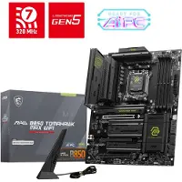MSI MAG B850 TOMAHAWK MAX WIFI, AMD, Sockel AM5, AMD Ryzen 7000 Series, AMD Ryzen 8000 Series, AMD Ryzen 9000 Series, Sockel AM5, 256 GB, DDR5-SDRAM