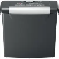 Rexel Momentum S206 Aktenvernichter P2, Streifenschnitt 6 mm, 9 l, 6 Blatt Schnittleistung, schwarz