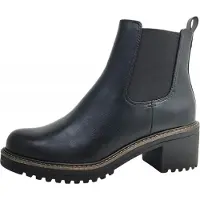Marco Tozzi Damenschuhe Stiefel Reißverschluss Stiefelette Schwarz Freizeit