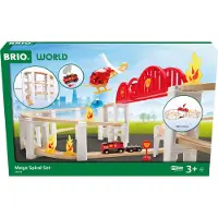 BRIO World Eisenbahnset - 73 Teile - MEGA Spiralsatz 36114 - - One Size - Züge