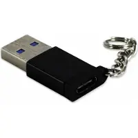 Inter-Tech 88885460, USB Type C, USB Type A, Schwarz