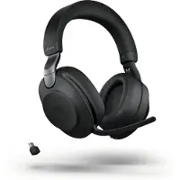 Jabra GN Jabra Evolve2 85 UC Stereo - Headset - ohrumschließend - Bluetooth - kabellos - aktive Rauschunterdrückung - 3,5 mm Stecker, USB-C - Schwarz