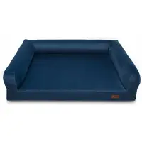HUGGY DOGGY Hundebett mit Bezug, orthopädisches Bett, Matratze L