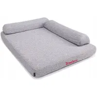 TrueLove Hundebett Sofabett Hellgrau L