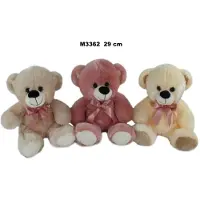 Sandy Teddybär mit Schleife, 29 cm, MIX – Sun-Day