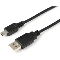 Microconnect USBAMB505, 0,5 m, USB A, Mini-USB B, USB 2.0, Schwarz