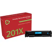 Xerox EverydayTM Cyan wiederaufbereiteter Toner von , kompatibel mit HP 201X (CF401X), Hohe Kapazität, 2300 Seiten, 2300 Seiten, Cyan, 1 Stück(e)
