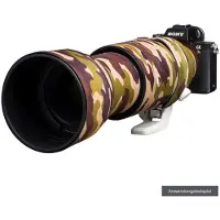 Easycover Lens Oak braun camouflage für Sony FE 100-400mm F4.5-5.6 G Master