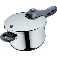 WMF Perfect Plus 0794829990, 4,5 l, Keramik, Gas, Halogen, Induktion, Edelstahl, Edelstahl, 4,5 l, Abnehmbar