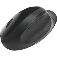 Kensington Pro Fit Ergo kabellose Maus—Schwarz, RF Wireless + Bluetooth, Schwarz
