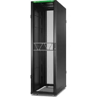 Schneider Electric AR3305B2 NetS HElter SX Server Rack Gen 2, 45 HE, 2124H x 600W x 1200D mm, mit Seitenwänden, Schwarz