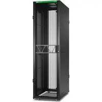 Schneider Electric AR3105B2 NetS HElter SX Server Rack Gen 2, 45 HE, 2124H x 600W x 1070D mm, mit Seitenwänden, Schwarz