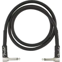 Fender Professional Series A/A Schwarz 90 cm Winkelklinke - Winkelklinke Patchkabel